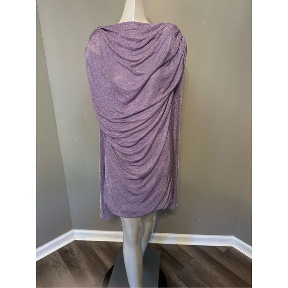 NWT KHAITE Taiden Draped Mini Dress Size L $1980 - Picture 4 of 12